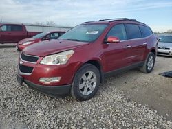 Chevrolet salvage cars for sale: 2012 Chevrolet Traverse LT