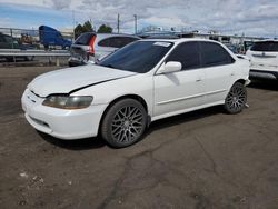 Salvage cars for sale from Copart Denver, CO: 2000 Honda Accord EX
