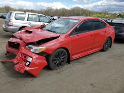 Salvage cars for sale at New Britain, CT auction: 2015 Subaru WRX Premium