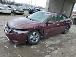 Salvage cars for sale at Fort Wayne, IN auction: 2013 Honda Accord LX