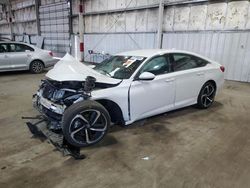 Salvage cars for sale at Woodburn, OR auction: 2020 Honda Accord Sport