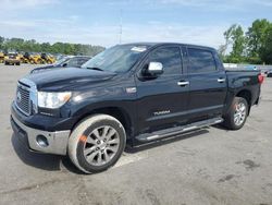 Salvage cars for sale from Copart Dunn, NC: 2011 Toyota Tundra Crewmax Limited