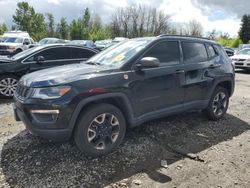 Jeep Compass salvage cars for sale: 2017 Jeep Compass Trailhawk