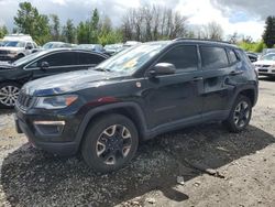 Jeep Compass Trailhawk salvage cars for sale: 2017 Jeep Compass Trailhawk