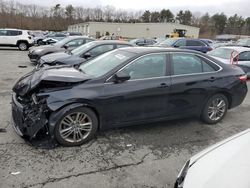 Salvage cars for sale at Exeter, RI auction: 2015 Toyota Camry LE