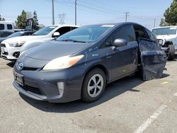 Salvage cars for sale at Rancho Cucamonga, CA auction: 2012 Toyota Prius