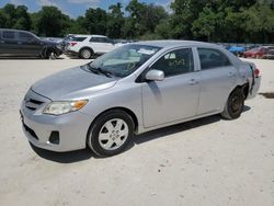 Salvage cars for sale from Copart Ocala, FL: 2012 Toyota Corolla Base