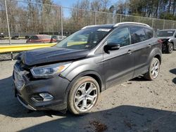 Salvage cars for sale at Waldorf, MD auction: 2019 Ford Escape Titanium