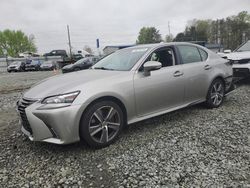 Salvage cars for sale from Copart Mebane, NC: 2017 Lexus GS 350 Base