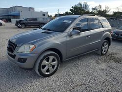 Salvage cars for sale from Copart Opa Locka, FL: 2011 Mercedes-Benz ML 350 Bluetec