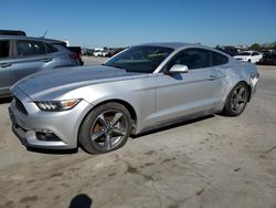 Salvage cars for sale at Grand Prairie, TX auction: 2015 Ford Mustang