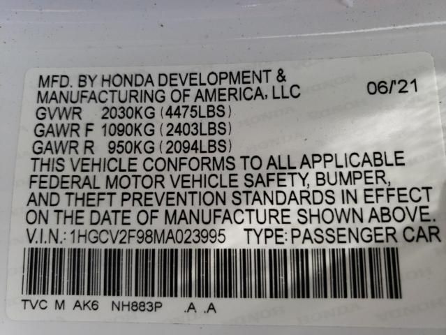 2021 Honda Accord Touring