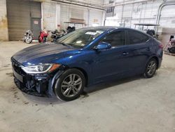 Salvage cars for sale at Fredericksburg, VA auction: 2017 Hyundai Elantra SE