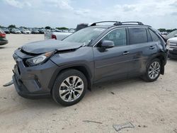 Salvage cars for sale at San Antonio, TX auction: 2019 Toyota Rav4 XLE Premium