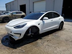 Salvage cars for sale at Jacksonville, FL auction: 2021 Tesla Model 3