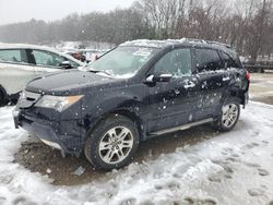 Salvage cars for sale from Copart North Billerica, MA: 2009 Acura MDX Technology