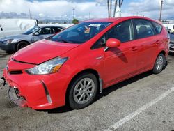 Salvage cars for sale from Copart Van Nuys, CA: 2015 Toyota Prius V