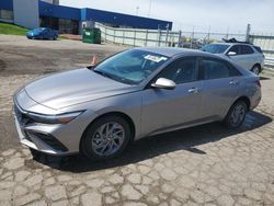 Salvage cars for sale from Copart Woodhaven, MI: 2024 Hyundai Elantra SEL