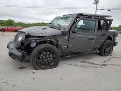 Salvage cars for sale at Lebanon, TN auction: 2022 Jeep Wrangler Unlimited Sahara 4XE