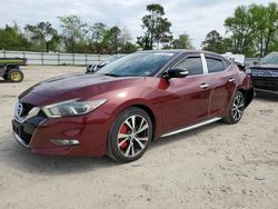 Salvage cars for sale from Copart Hampton, VA: 2016 Nissan Maxima 3.5S