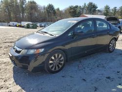 Salvage cars for sale from Copart Mendon, MA: 2009 Honda Civic EX