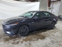 Salvage cars for sale at North Billerica, MA auction: 2021 Hyundai Elantra SEL