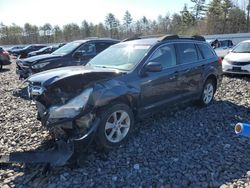 Salvage cars for sale from Copart Windham, ME: 2013 Subaru Outback 2.5I Premium