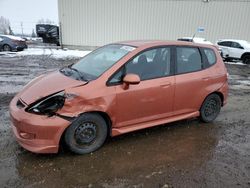 Salvage cars for sale from Copart Rocky View County, AB: 2007 Honda FIT S