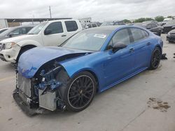 Salvage cars for sale at Grand Prairie, TX auction: 2018 Porsche Panamera 4S