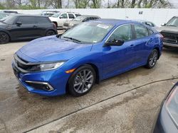 Salvage cars for sale at Bridgeton, MO auction: 2021 Honda Civic EX