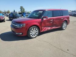 Salvage cars for sale at Woodburn, OR auction: 2019 Ford Flex Limited