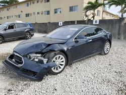 Salvage cars for sale at Opa Locka, FL auction: 2013 Tesla Model S