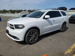 Salvage cars for sale at Pennsburg, PA auction: 2017 Dodge Durango GT