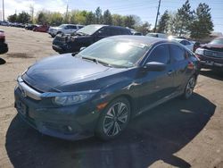 Salvage cars for sale from Copart Denver, CO: 2016 Honda Civic EX