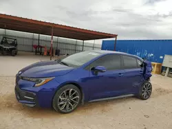 Salvage cars for sale from Copart Andrews, TX: 2022 Toyota Corolla SE