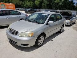 Salvage cars for sale from Copart Ocala, FL: 2004 Toyota Corolla CE