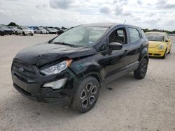 Salvage cars for sale from Copart San Antonio, TX: 2020 Ford Ecosport S