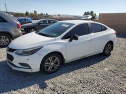 Salvage cars for sale at Mentone, CA auction: 2017 Chevrolet Cruze LT