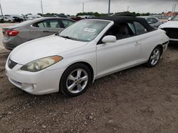 Salvage cars for sale at Temple, TX auction: 2004 Toyota Camry Solara SE
