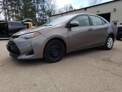 Toyota salvage cars for sale: 2017 Toyota Corolla L