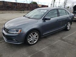 Salvage cars for sale at Wilmington, CA auction: 2017 Volkswagen Jetta SEL