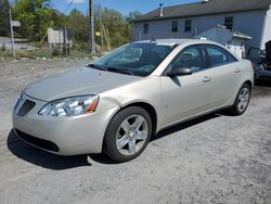 Salvage cars for sale from Copart York Haven, PA: 2009 Pontiac G6