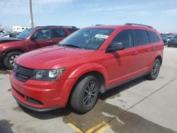 Dodge Journey SE salvage cars for sale: 2018 Dodge Journey SE