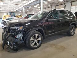 Salvage cars for sale from Copart Blaine, MN: 2019 Jeep Cherokee Limited