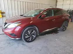 Salvage cars for sale from Copart Abilene, TX: 2017 Nissan Murano S