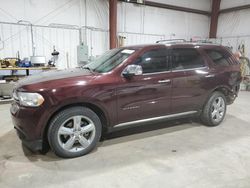 Salvage cars for sale at Billings, MT auction: 2012 Dodge Durango Citadel