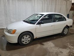 Salvage cars for sale from Copart Ebensburg, PA: 2003 Honda Civic LX