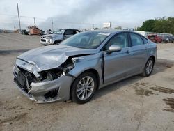 Salvage cars for sale at Oklahoma City, OK auction: 2020 Ford Fusion SE