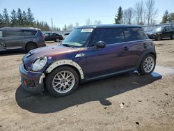 Salvage cars for sale from Copart Bowmanville, ON: 2012 Mini Cooper S