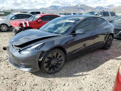 Salvage cars for sale at Magna, UT auction: 2023 Tesla Model 3